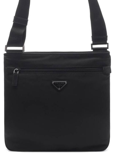 Nylon Triangle Logo Cross Bag Black - PRADA - BALAAN 2