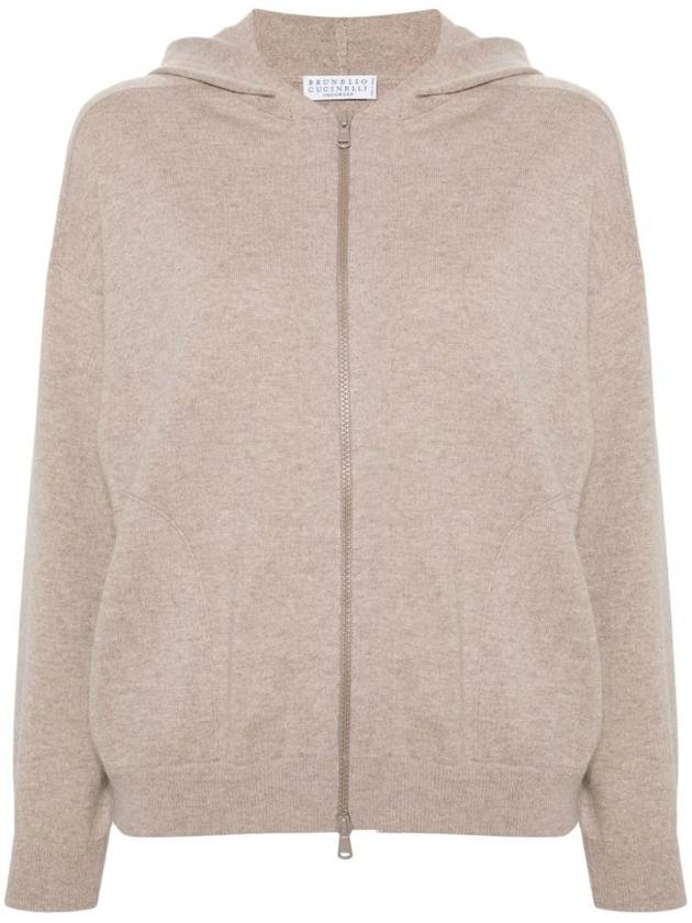 Hooded zip up cardigan M12136906C9609 - BRUNELLO CUCINELLI - BALAAN 1