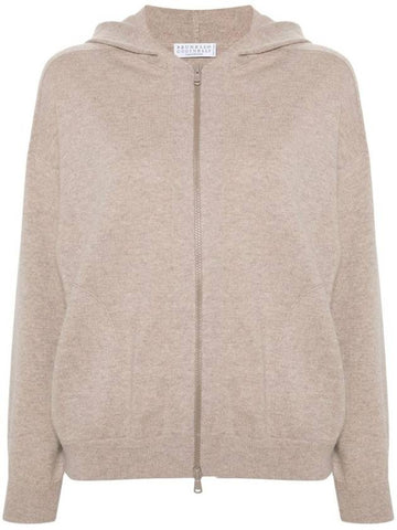 Hooded zip up cardigan M12136906C9609 - BRUNELLO CUCINELLI - BALAAN 1