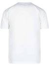 Shoulder Logo Round Short Sleeve T-Shirt White - STONE ISLAND - BALAAN 5