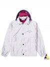 Marina Ripstop Prismatico Zip Up Hoodie Magenta - STONE ISLAND - BALAAN 2