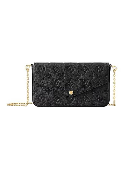 Felicie Pochette Shoulder Bag Black - LOUIS VUITTON - BALAAN 1