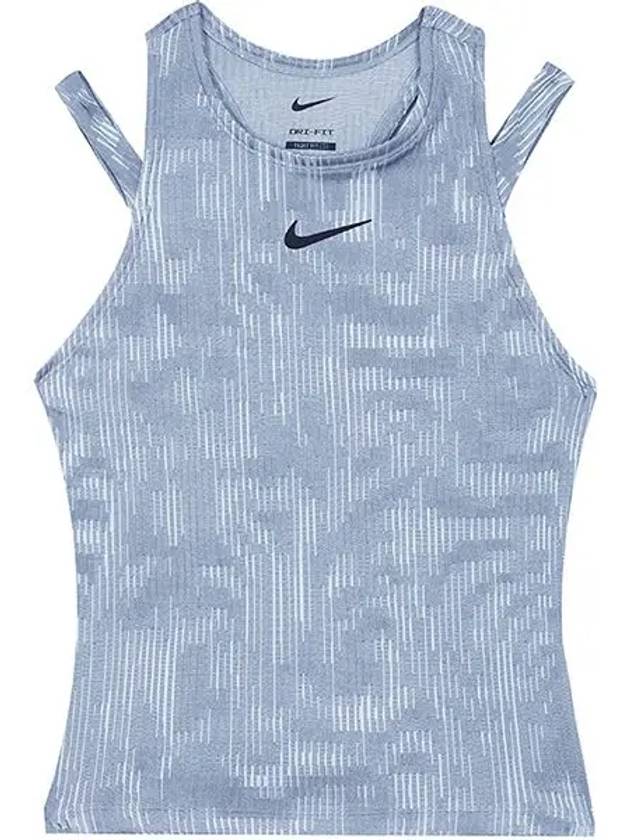 Court Slam Dri Fit Tennis Sleeveless Blue - NIKE - BALAAN 2