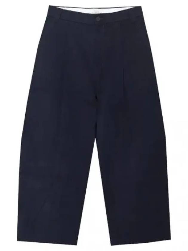 SORTE SNM PEACHED COTTON TWILL DARK NAVY 351 Pants Chino - STUDIO NICHOLSON - BALAAN 1