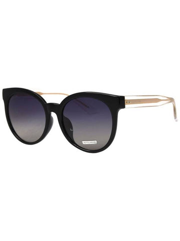 BOL5000 C10 round oversized horn rimmed polarized lens luxury sunglasses - BOLON - BALAAN 1