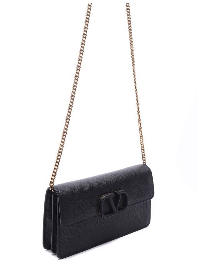 Women's V Logo Chain Cross Bag 4W0P0S93 RQR 0NO 24S - VALENTINO - BALAAN 3