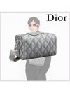 Homme Ringott 22 CD Diamond Canvas Bag Gray - DIOR - BALAAN.