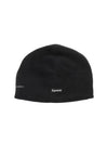 Black Logo Polartec Beanie Hat FW23BN18 - SUPREME - BALAAN 3