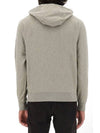 Light Fleece Zip Up Hoodie Grey - CP COMPANY - BALAAN 5