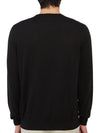 Men's Crew Neck Cotton Knit Top Black - DRUMOHR - BALAAN 5