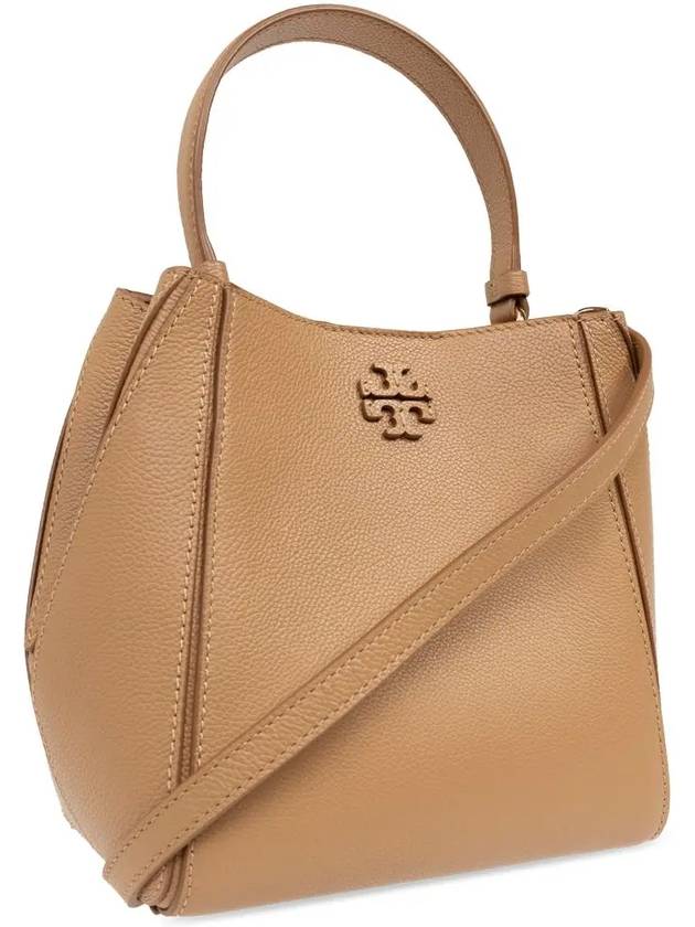 Mcgraw Logo Small Bucket Bag Brown - TORY BURCH - BALAAN 5