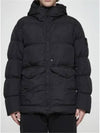 Crinkle Reps Re-Nylon Down Padding Black - STONE ISLAND - BALAAN 3