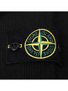 Men's Wappen Patch Crewneck Knit Sweatshirt Black - STONE ISLAND - BALAAN 5