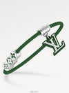 Monogram Party Bracelet Silver Green - LOUIS VUITTON - BALAAN 3