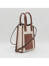 Frances Canvas Leather Mini Tote Bag Ecru Tan - BURBERRY - BALAAN 4