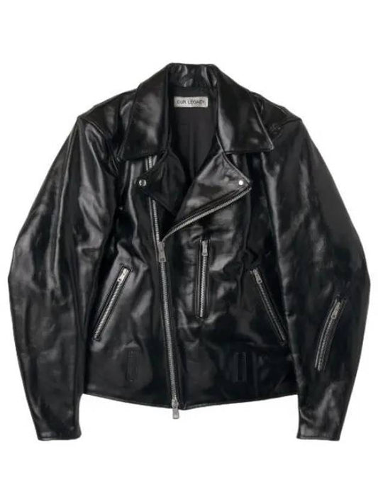 Hellraiser biker jacket black rider leather - OUR LEGACY - BALAAN 1