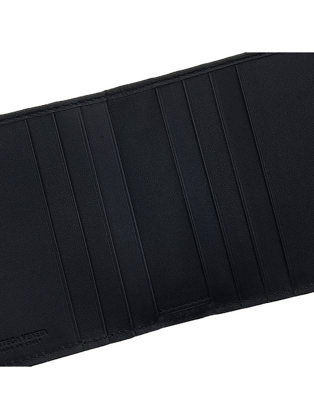 Intrecciato Small Folder Half Wallet Black - BOTTEGA VENETA - BALAAN 8