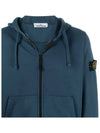 Waffen Patch Hooded Zip-Up Blue - STONE ISLAND - BALAAN 5