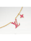 LV Iconic Enamel Necklace Gold - LOUIS VUITTON - BALAAN 3