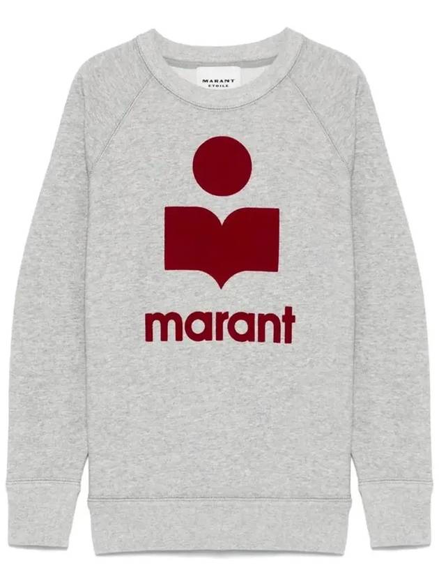 Millyny Logo Print Sweatshirt Grey - ISABEL MARANT - BALAAN 2