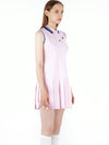 WOMEN SLEEVELESS ONE-PIECE LIGHT PINK - MEASPHERA - BALAAN 4