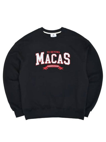 Logo Sweatshirt Black - MACASITE - BALAAN 1