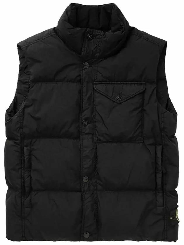 Crinkle Reps R-NY Down Vest Black - STONE ISLAND - BALAAN 2