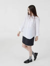 Signature Overfit Shirt Bio Cotton White - VOYONN - BALAAN 9