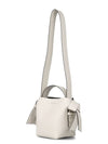 Musubi Leather Mini Shoulder Bag White - ACNE STUDIOS - BALAAN 4