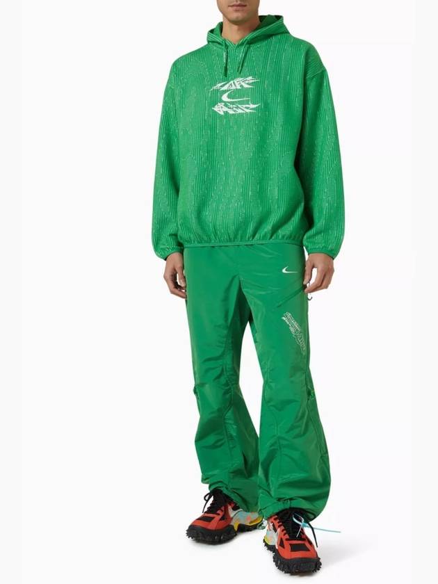 X -off White Men Green Engineered Hoodie DV4450 389 - NIKE - BALAAN 1