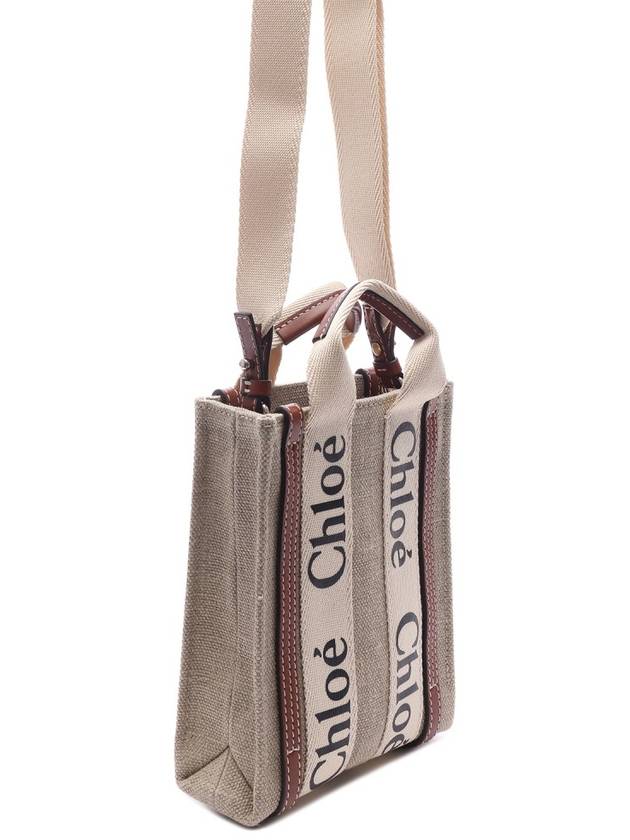 Woody Mini Tote Bag Beige Brown - CHLOE - BALAAN 4