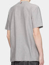 RWB Stripe Cotton Short Sleeve T-shirt Grey - THOM BROWNE - BALAAN 5