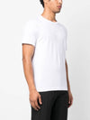 Small Logo Print Short Sleeve T-Shirt White - STONE ISLAND - BALAAN 4