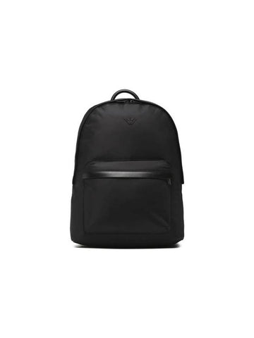 Logo Nylon Backpack Black - EMPORIO ARMANI - BALAAN 1