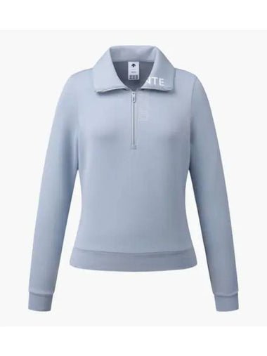 GOLF Women s Wide Neck Half Zip Up T Shirt DP32WFTL94 - DESCENTE - BALAAN 1