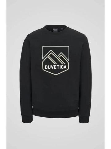 Myrtos M Black Men s Sweatshirt - DUVETICA - BALAAN 1