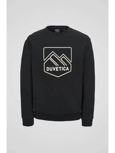 Myrtos M Black Men s Sweatshirt - DUVETICA - BALAAN 1