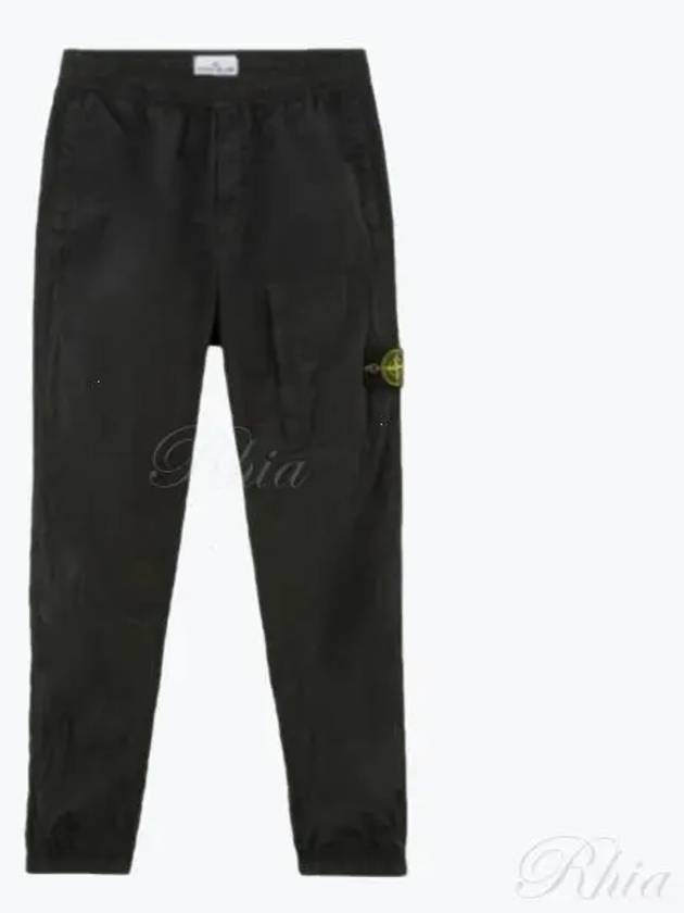 31019 Nylon Metal Econyl Track Pants Black - STONE ISLAND - BALAAN 2