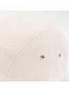 Tej Canvas Cap Hat Ecru Black 23ACQ008XFAA2C08A ECBK - ISABEL MARANT - BALAAN 6