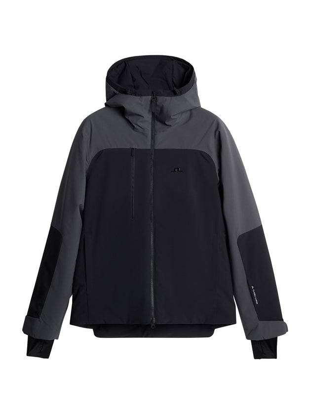 Men's Gary Zip-Up Hoodie Black - J.LINDEBERG - BALAAN 1