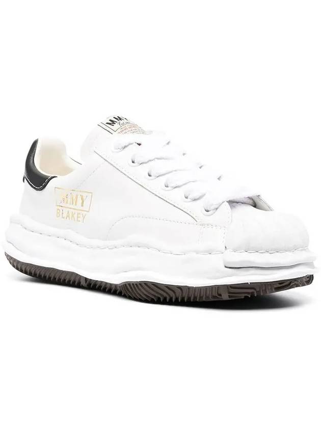 Blakey Logo OG Sole Low Top Sneakers White - MAISON MIHARA YASUHIRO - BALAAN 3