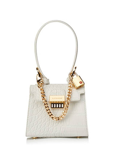 Women's Micro Candy Tote Bag White - PLAYNOMORE - BALAAN 1