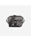 Explorer Pouch Strap Beige Black Oblique Jacquard - DIOR - BALAAN.