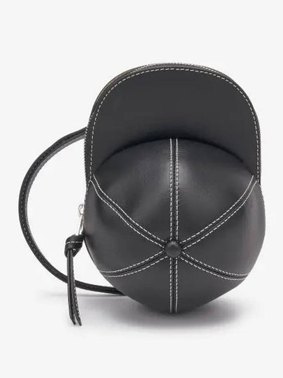 Cap Small Leather Cross Bag Black - JW ANDERSON - BALAAN 2