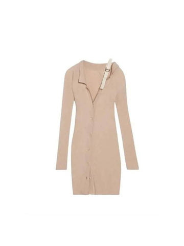 Maille Colin dress beige 233KN322 - JACQUEMUS - BALAAN 1