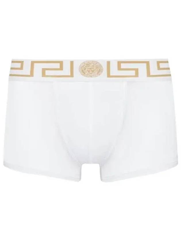 Men's Greca Border Low Rise Briefs White - VERSACE - BALAAN 2