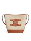 Cuir Triomphe Small Bucket Bag Natural Tan - CELINE - BALAAN 2