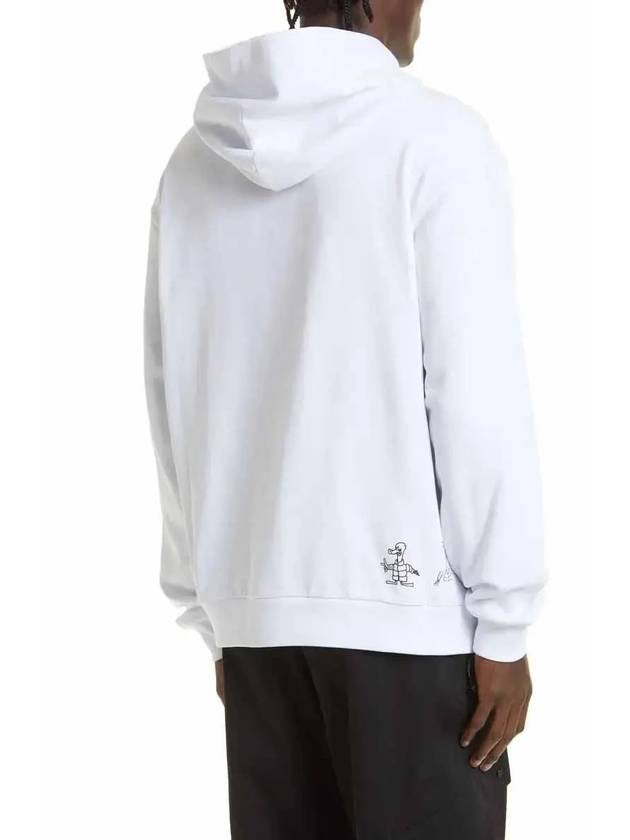 8G00038 809KR 001 White Men’s Hoodie - MONCLER - BALAAN 4