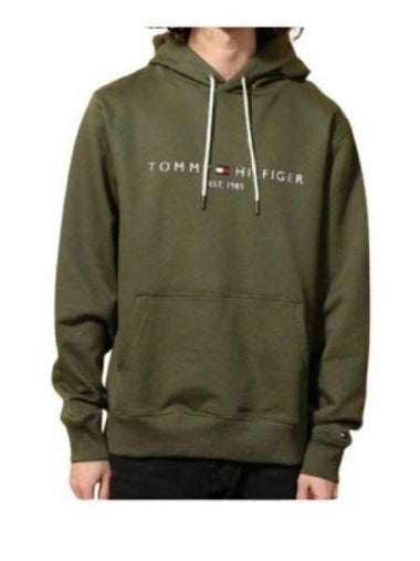 Hooded Sweatshirt MW11599 RBN Khaki - TOMMY HILFIGER - BALAAN 1