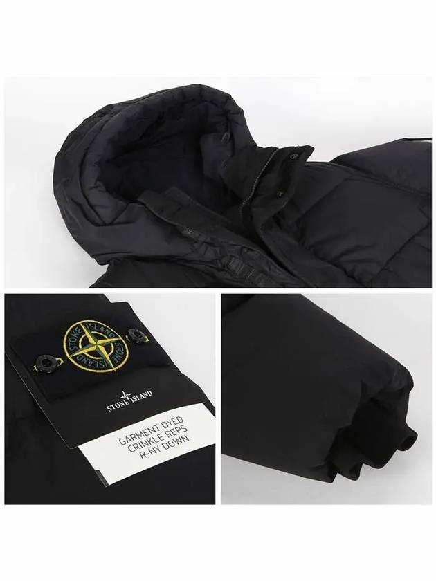 Wappen Patch Crinkle Labs Padding Black - STONE ISLAND - BALAAN 6